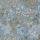 image 1 of Erismann Abode Cottage Floral Leaves Wallpaper - Duck Egg/Multicoloured - 10m x 53cm Blue