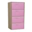 Oak & Light Pink