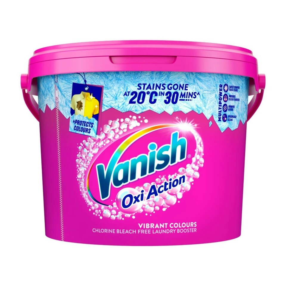 image 1 of 2 x Vanish Gold Oxi Action Laundry Booster Fabric Stain Remover Powder 4.8kg
