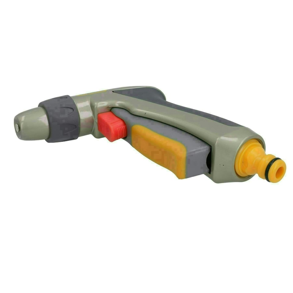 image 1 of Hozelock Jet Spray Plus Nozzle Garden Hosepipe Water Gun Metal Body Cleaning
