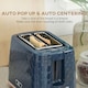 image 5 of HOMCOM Kettle and Toaster Set 1.7L Fast Boil Kettle & 2 Slice Toaster Set Blue