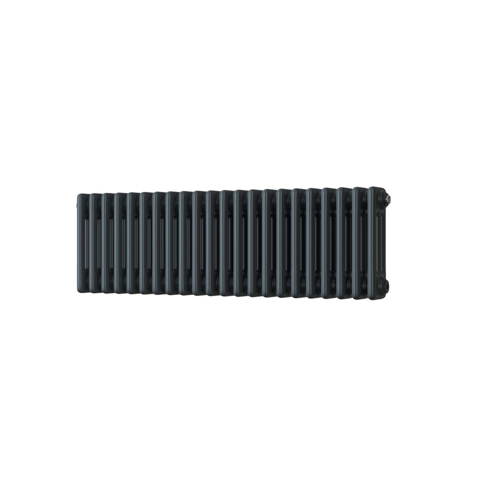 image 1 of Alpha - Anthracite Column Radiator H300mm x W999mm 3 Column - Feet Included