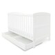 image 2 of Coleby Cot Bed Under Drawer 140cm (White)