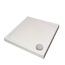 Balterley Rectangular Stone Anti-Slip Shower Tray with Corner Waste Position - Balterley