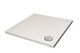 image 1 of Balterley Rectangular Stone Anti-Slip Shower Tray with Corner Waste Position - Balterley
