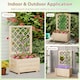 image 10 of COSTWAY Raised Garden Bed 104 cm Wooden Elevated Planter N/A