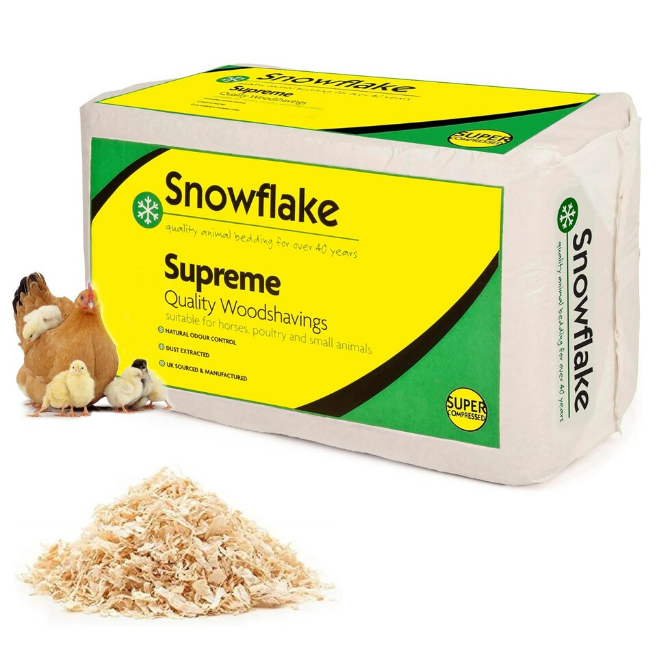 image 1 of Softwood Timber Bale Large Supreme 15kg Animal Bedding For Poultry, Sheep & Horses
