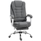 image 1 of Vinsetto Computer Office Chair Home Swivel Task Recliner w/ Footrest, Arm, Grey