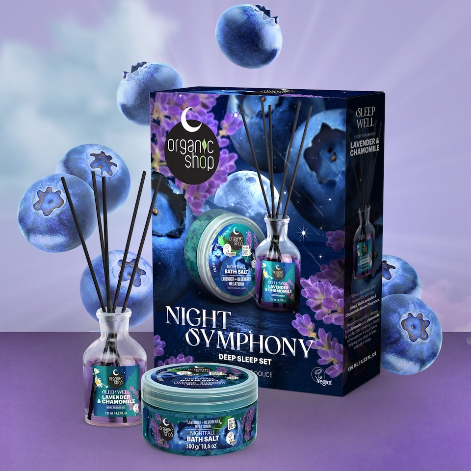 image 1 of Organic Shop Night Symphony Deep Sleep Set 300g/125ml