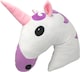 image 3 of Desire Deluxe Unicorn Emoti Cushions 37cm Novelty Soft Plush Toy for Kids - Round Cute Stuffed Funny Smile Face Emoticon Unicorn Pillow for Boys & Girls