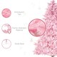 image 6 of HOMCOM 5FT Artificial Christmas Tree w/ Automatic Open for Home Party Pink