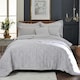 image 2 of Versailles Jacquard Bedding – Luxurious Bedlinen with Delicate Detailing Silver | Ecru | Double