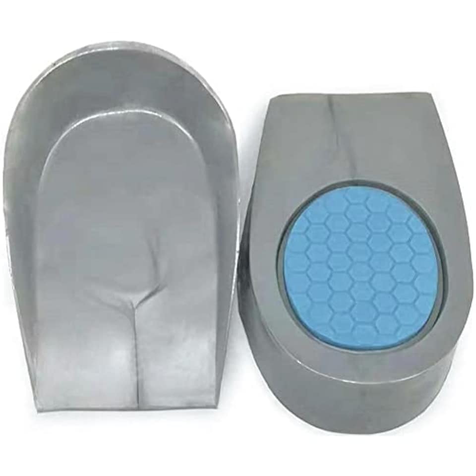 image 1 of Ultimate Performance Ultimate Gel Cushion Heel Pads (Pair), Large/X-Large, Grey/Blue