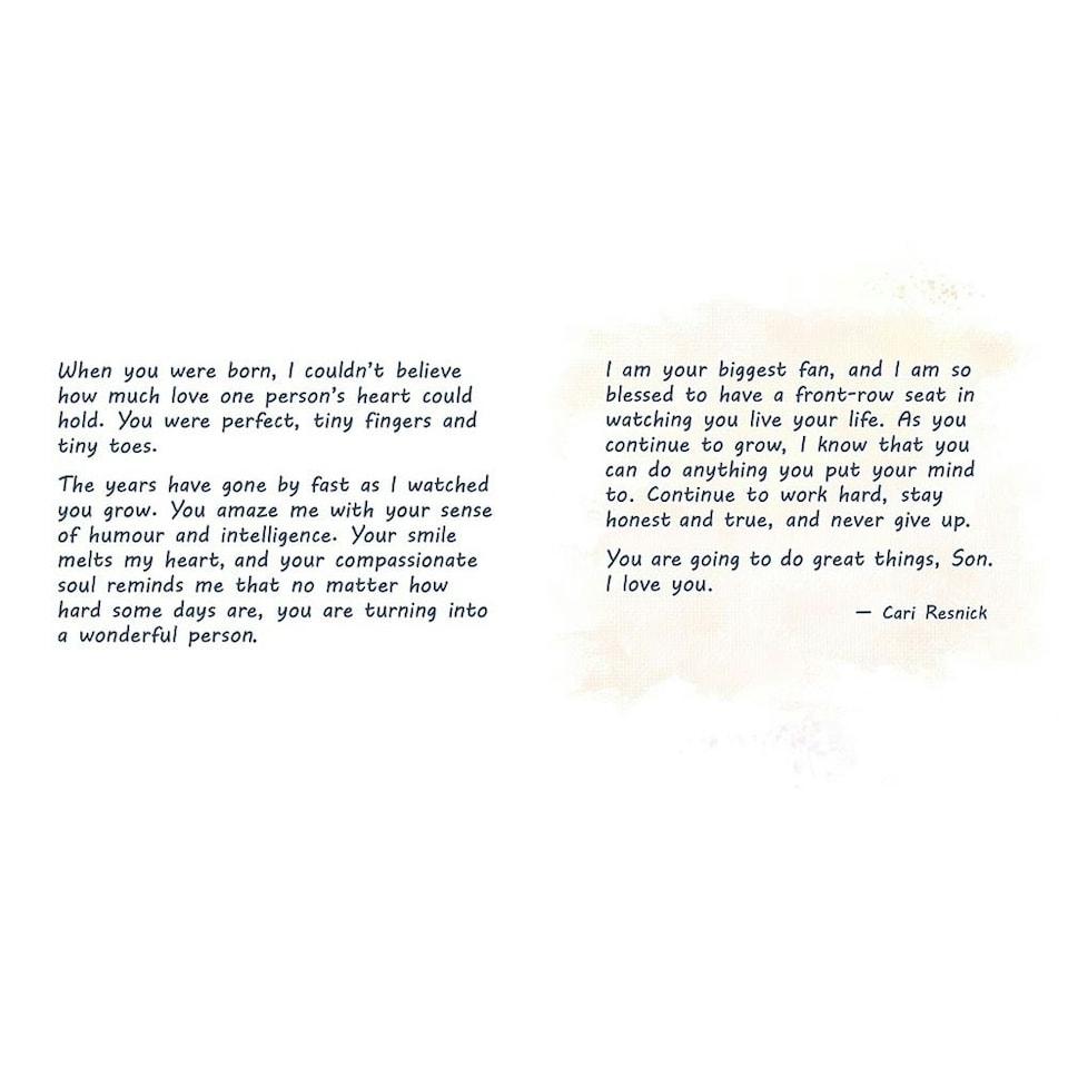 image 1 of To My Son Your Biggest Fan Sentimental Verses Keepsake Greeting Card