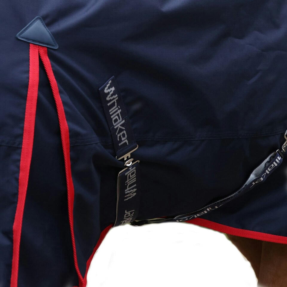 image 1 of Whitaker Rastrick V2 Fixed Neck Airflow Horse Turnout Rug - Navy - 6´ 3"