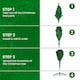 image 6 of Alivio 6ft Natural Looking Artificial Christmas Tree For Home With Metal Stand