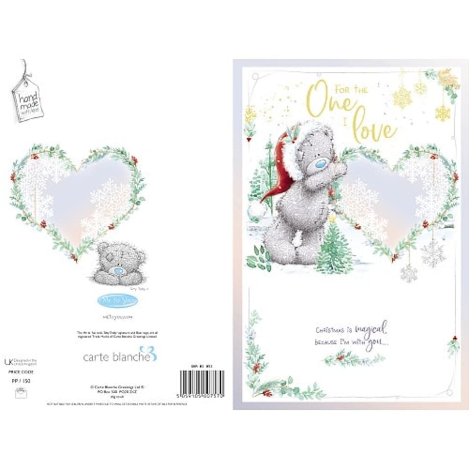 image 1 of One I Love Pop Up Handmade Christmas Card