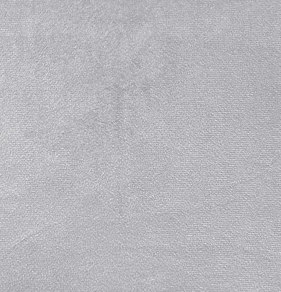image 1 of Luxury Enhanced Living Grey Velvet, Supersoft, Blackout, Thermal Pair of Curtains with Eyelet Top - 90 x 90 inch (229x229cm)
