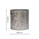 image 8 of Indoor Christmas Tree Bucket with Star in Galvanised Steel