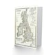 image 2 of 1865 Spruner Map British Isles Britannia England Scotland Card