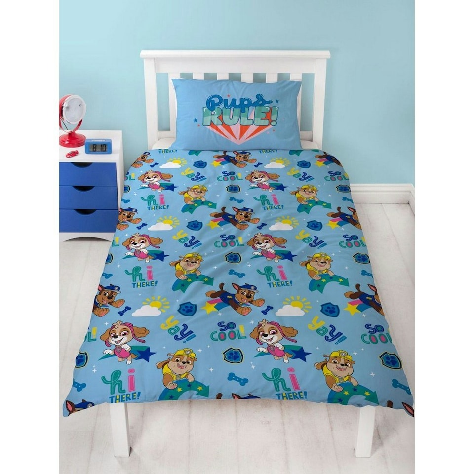 image 1 of Paw Patrol Cool Duvet Cover Set - Blue - Single Blue | Single