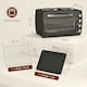 image 7 of HOMCOM 36L Countertop Toaster Oven with 2 Hot Plates, Grill, Roast, Bake
