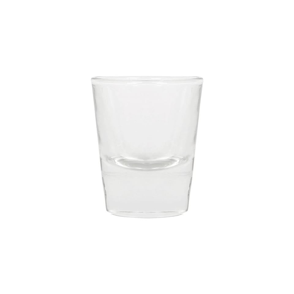 image 1 of Rink Drink Wide Shot Glasses - 25ml - Clear - Pack of 6