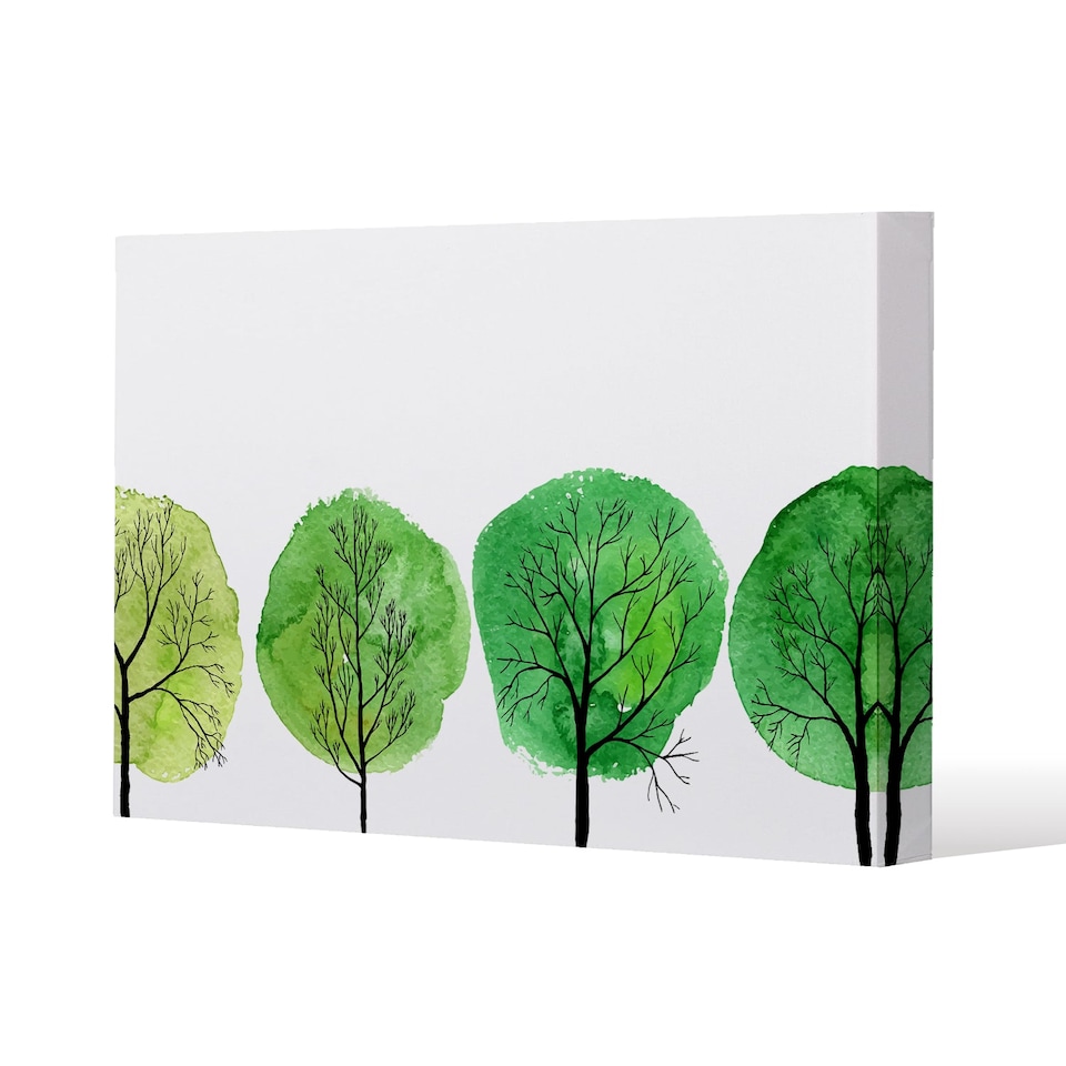 Trees (Canvas Print) / 61 x 41 x 4cm | Multi