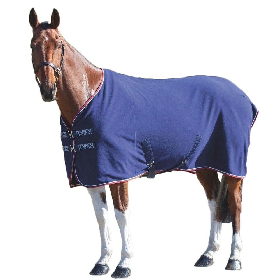 Tempest Fleece Horse Rug - Navy - 75in