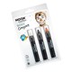 image 2 of Moon Creations Body Crayons (Pack of 3) - White/Black/Orange - 13cm x 19.5cm x 2.7cm