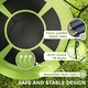 image 3 of AIYAPLAY Nest Swing Set, 100cm Saucer Tree Swing Set for Kids, Green