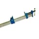 image 4 of 60" (1500mm) Aluminium Sash Clamp Grip Bench Work Holder vice Slide Cramp 4pk