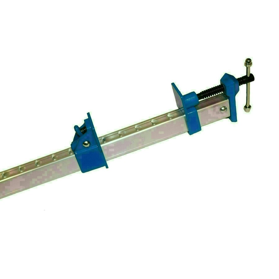 image 1 of 60" (1500mm) Aluminium Sash Clamp Grip Bench Work Holder vice Slide Cramp 4pk