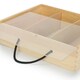 image 3 of 3 Beer Bottle Pinewood Carry Case with Acrylic Lid Brown | Brown | One Size