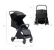 image 2 of Allis Baby Flick Auto-Fold Stroller - Lightweight Foldable Pushchair - For Newborns to up to 22kg | Grey | Grey | One Size | 1