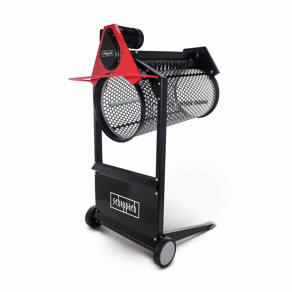 image 1 of Scheppach RS400 Rotating Soil Sieve, Adjustable Drum, Soil & Compost Screener