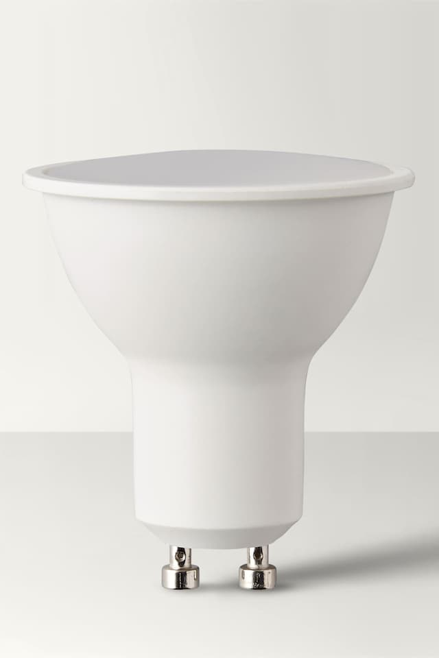 image 1 of ValueLights GU10 Pack of 10 5W Dimmable Spotlight Cool White LED Bulbs | White