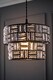 image 3 of ValueLights Elise Pair Acrylic Black 2 Tier Lamp Shades | Black