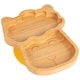 image 1 of Tiny Dining Children's Bamboo Suction Llama Plate - Yellow