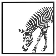 Zebra (Picture Frame) Black | M