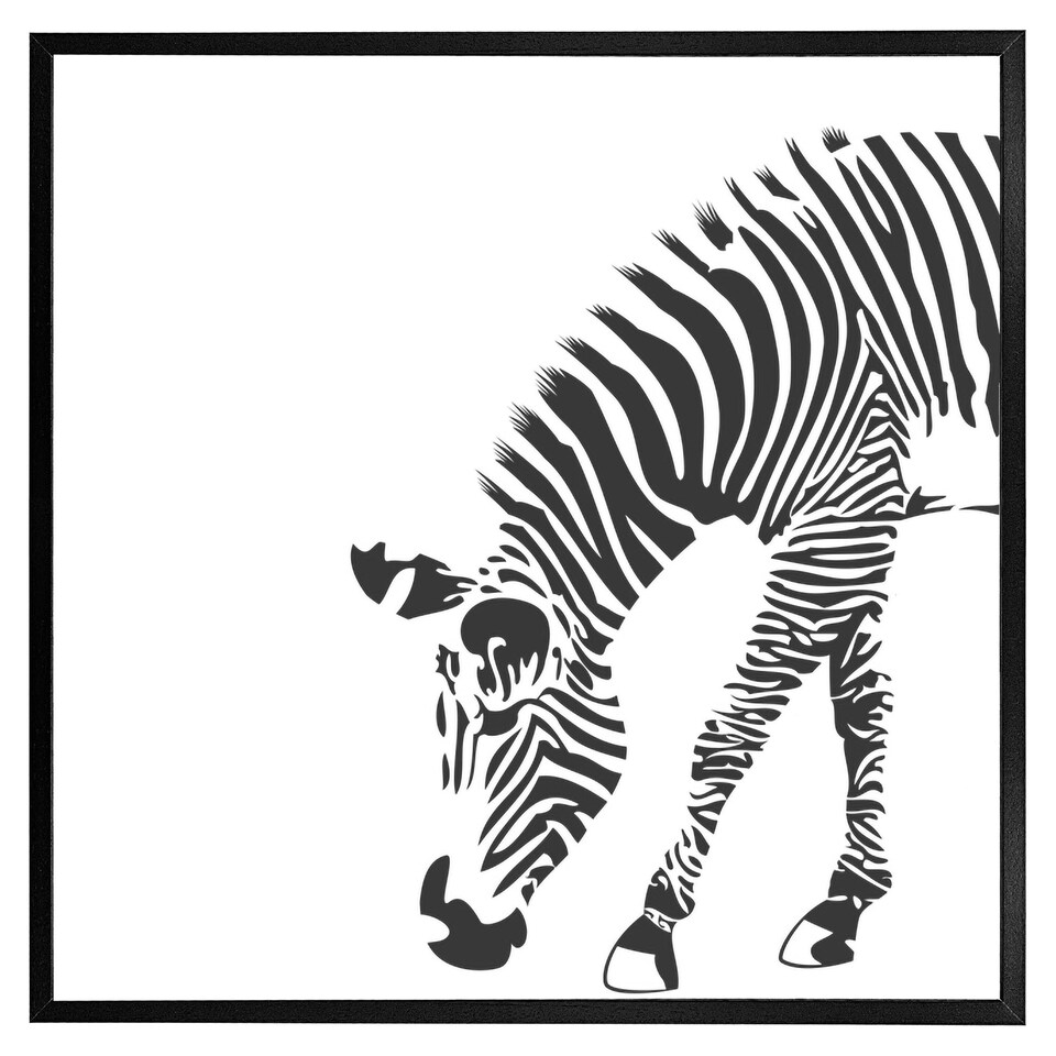 image 1 of Zebra (Picture Frame) Black | M