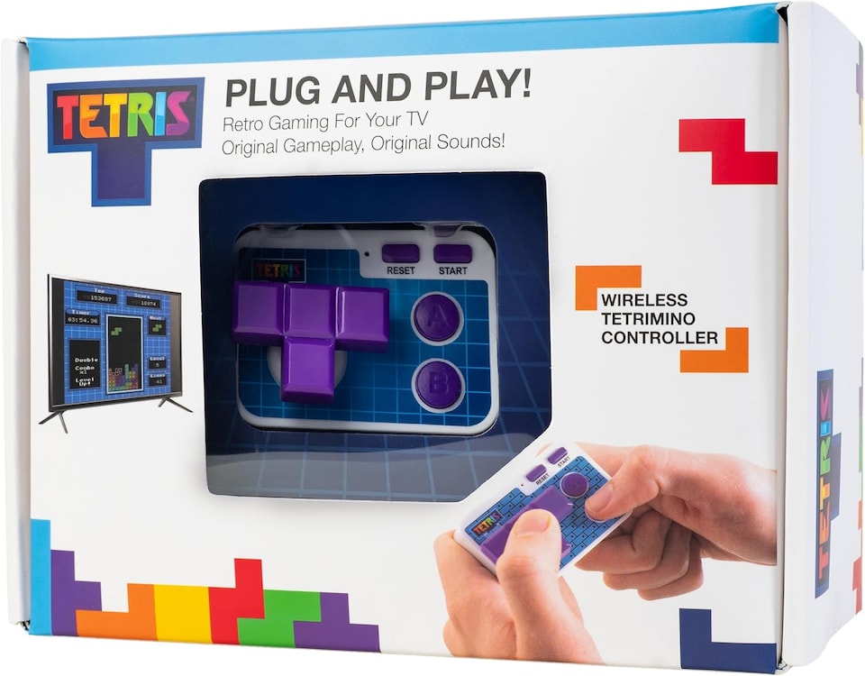 image 1 of Tetris Plug & Play HDMI Console with Wireless Tetrimino Controller