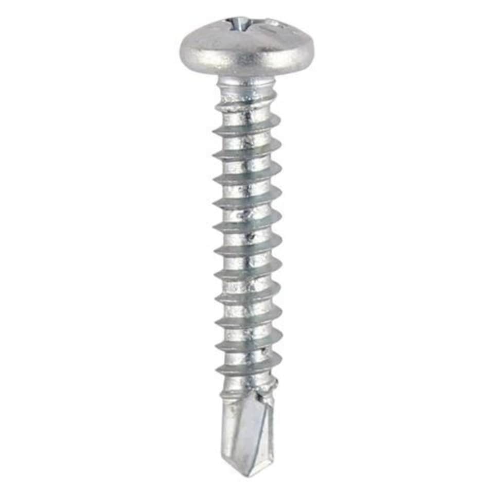 image 1 of Timco - Window Fabrication Screws - Pan - PH - Self-Tapping Thread - Self-Drilling Point - Zinc (Size 4.2 x 16 - 1000 Pieces)