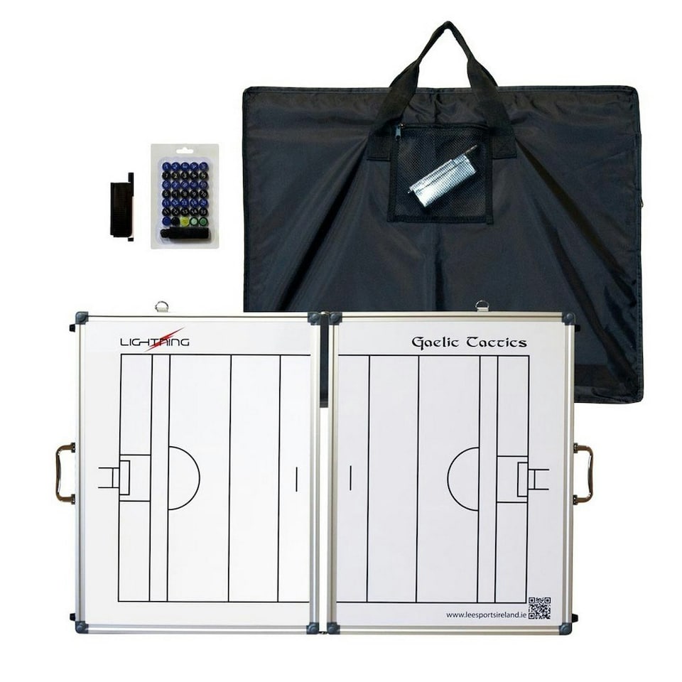 image 1 of Lightning Foldable Sport Tactic Board - White - 90cm x 60cm
