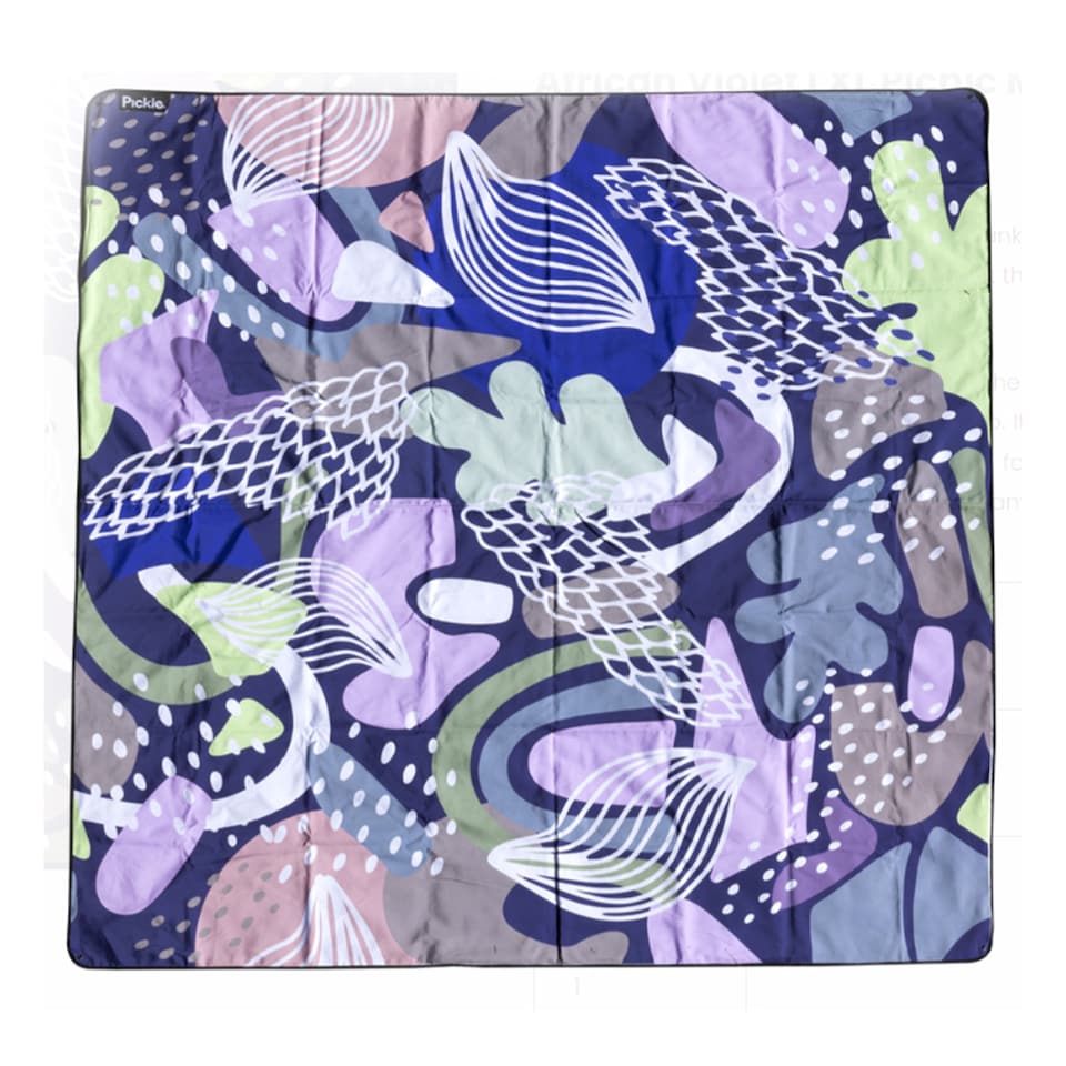 image 1 of Pickle Picnic African Violet XL Picnic Mat