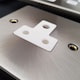image 6 of SE HOME Satin Brushed Chrome 10A 1 Gang 2 Way Ingot Light Switch | Chrome | Satin Chrome