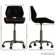 image 3 of Vida Designs Geo Office Chair Computer Desk Table Chair, Black