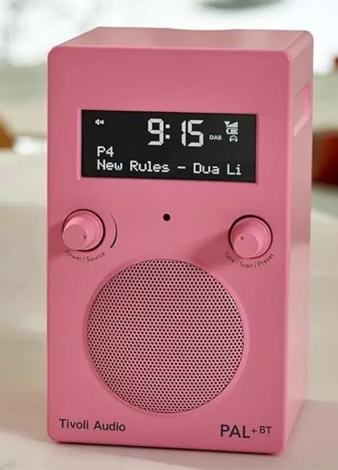 image 1 of Tivoli Audio Pal+ Bluetooth Portable Radio FM DAB+ DMB Bluetooth Pink