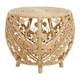 image 2 of Interiors by Premier Chic Design Large Natural Rattan Table, Versatile Coffee Table, Light Weight Cocktail Table, Side Table