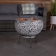 image 2 of CHARLES BENTLEY SNUG Toledo Clay BBQ Firepit with Grill
